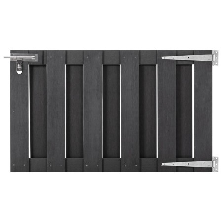 Puerta de jardín de WPC gris 100x60 cm de , Puertas de jardín - Ref: Foro24-49081, Precio: 91,49 €, Descuento: %