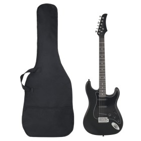 Electric guitar for beginners with black case 4/4 39" by , Guitars - Ref: Foro24-70193, Price: 139,07 €, Discount: %