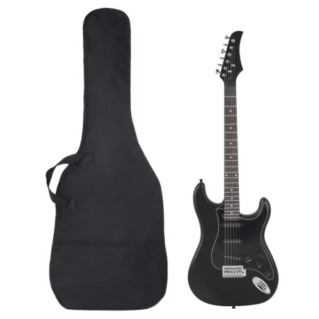 Guitarra eléctrica para principiantes con funda negro 4/4 39" de , Guitarras - Ref: Foro24-70193, Precio: 139,02 €, Descuento: %