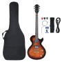 Guitarra eléctrica principiantes con funda marrón negro 4/4 39" de , Guitarras - Ref: Foro24-70191, Precio: 154,64 €, Descuen...