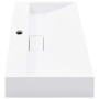 Lavabo 60x38x11 cm resina mineral/mármol blanco de vidaXL, Lavabos - Ref: Foro24-144064, Precio: 127,23 €, Descuento: %