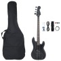 Bajo eléctrico para principiantes con funda negro 4/4 46" de , Guitarras - Ref: Foro24-70185, Precio: 171,65 €, Descuento: %