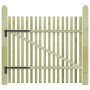 Garden gate made of impregnated pine wood stakes 100x100cm by , garden gates - Ref: Foro24-45140, Price: 58,23 €, Discount: %