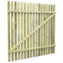 Garden gate made of impregnated pine wood stakes 100x100cm by , garden gates - Ref: Foro24-45140, Price: 58,23 €, Discount: %