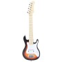 Children's electric guitar with brown and white case 3/4 30" by , Guitars - Ref: Foro24-70195, Price: 107,13 €, Discount: %