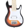 Children's electric guitar with brown and white case 3/4 30" by , Guitars - Ref: Foro24-70195, Price: 107,13 €, Discount: %