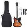 Guitarra eléctrica principiantes con funda marrón negro 4/4 39" de , Guitarras - Ref: Foro24-70188, Precio: 159,85 €, Descuen...