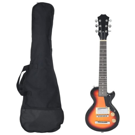 Guitarra eléctrica para niños con funda marrón y negro 3/4 30" de , Guitarras - Ref: Foro24-70197, Precio: 142,77 €, Descuent...