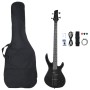 Bajo eléctrico para principiantes con funda negro 4/4 46" de , Guitarras - Ref: Foro24-70181, Precio: 164,90 €, Descuento: %