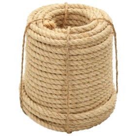 100% sisal rope 14 mm 100 m by vidaXL, Ropes and metal cords - Ref: Foro24-144804, Price: 100,37 €, Discount: %