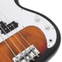 Einsteiger-E-Bass und Koffer, Braun, Weiß, 4/4, 46 Zoll von , Gitarren - Ref: Foro24-70184, Preis: 149,31 €, Rabatt: %