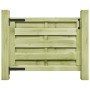 Green impregnated pine wood garden door 100x75 cm by , garden gates - Ref: Foro24-45314, Price: 50,76 €, Discount: %