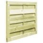 Green impregnated pine wood garden door 100x75 cm by , garden gates - Ref: Foro24-45314, Price: 50,76 €, Discount: %