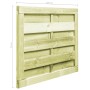 Green impregnated pine wood garden door 100x75 cm by , garden gates - Ref: Foro24-45314, Price: 50,76 €, Discount: %