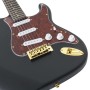 Guitarra eléctrica principiantes con funda negro dorado 4/4 39" de , Guitarras - Ref: Foro24-70194, Precio: 153,84 €, Descuen...