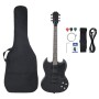 Electric guitar for beginners with case black 4/4 39" by , Guitars - Ref: Foro24-70189, Price: 159,85 €, Discount: %