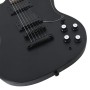 Electric guitar for beginners with case black 4/4 39" by , Guitars - Ref: Foro24-70189, Price: 159,85 €, Discount: %