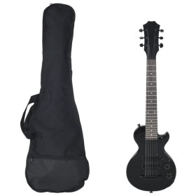 E-Gitarre für Kinder mit Koffer schwarz 3/4 30" von , Gitarren - Ref: Foro24-70196, Preis: 114,99 €, Rabatt: %