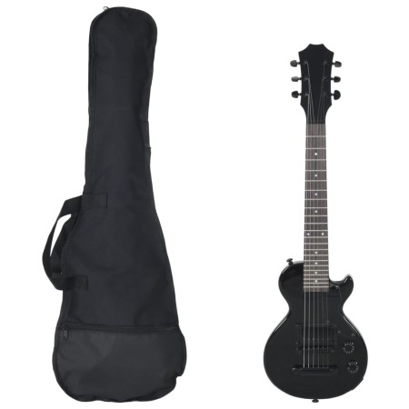 Electric guitar for children with case black 3/4 30" by , Guitars - Ref: Foro24-70196, Price: 136,92 €, Discount: %