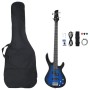 Bajo eléctrico para principiantes con funda azul negro 4/4 46" de , Guitarras - Ref: Foro24-70182, Precio: 171,65 €, Descuent...