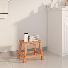 Solid walnut wood step stool 29x22.5x25.5 cm by , Shower seats and benches - Ref: Foro24-350347, Price: 22,99 €, Discount: %