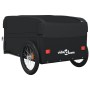 Black iron bicycle trailer 45 kg by , Bicycle trailers - Ref: Foro24-94052, Price: 79,99 €, Discount: %