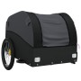 Black iron bicycle trailer 30 kg by , Bicycle trailers - Ref: Foro24-94122, Price: 82,35 €, Discount: %