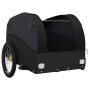 Black iron bicycle trailer 30 kg by , Bicycle trailers - Ref: Foro24-94122, Price: 82,35 €, Discount: %