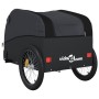 Black iron bicycle trailer 30 kg by , Bicycle trailers - Ref: Foro24-94122, Price: 82,35 €, Discount: %