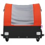 Schwarz-orangefarbener Fahrradanhänger aus Eisen, 30 kg von , Fahrradanhänger - Ref: Foro24-94117, Preis: 76,35 €, Rabatt: %