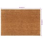 Natural coconut fiber doormat 60x90 cm by , Doormats - Ref: Foro24-155563, Price: 27,84 €, Discount: %