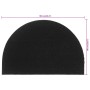 Black coconut fiber semicircular doormat 60x90 cm by , Doormats - Ref: Foro24-155577, Price: 43,33 €, Discount: %