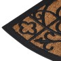 Semicircular rubber and coconut fiber doormat 45x75 cm by , Doormats - Ref: Foro24-155667, Price: 16,96 €, Discount: %