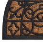 Semicircular rubber and coconut fiber doormat 45x75 cm by , Doormats - Ref: Foro24-155667, Price: 16,96 €, Discount: %