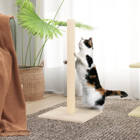 Poste rascador para gatos crema 35x35x70 cm de , Mobiliario para gatos - Ref: Foro24-171678, Precio: 22,93 €, Descuento: %