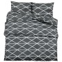 Gray cotton duvet cover set 240x220 cm by , Duvet covers - Ref: Foro24-136048, Price: 23,99 €, Discount: %