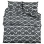 Gray cotton duvet cover set 200x220 cm by , Duvet covers - Ref: Foro24-136057, Price: 22,20 €, Discount: %