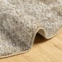 Alfombra pelo largo aspecto brillante ISTAN beige Ø 120 cm de , Alfombras - Ref: Foro24-375659, Precio: 40,62 €, Descuento: %