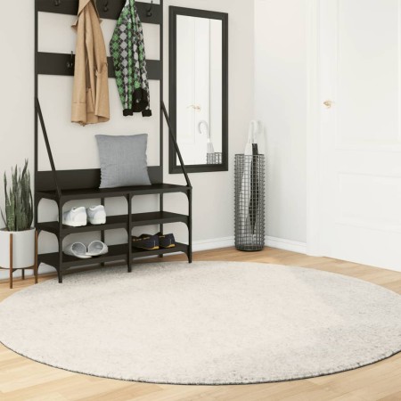 ISTAN cream long pile shiny appearance rug Ø 200 cm by , Rugs - Ref: Foro24-375673, Price: 99,74 €, Discount: %