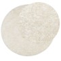 ISTAN cream long pile shiny appearance rug, Ø 120 cm by , Rugs - Ref: Foro24-375671, Price: 40,62 €, Discount: %