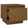 Honey brown solid pine wood bedside table 35x34x32 cm by vidaXL, Nightstands - Ref: Foro24-813401, Price: 32,99 €, Discount: %