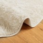 ISTAN cream long pile shiny appearance rug, Ø 120 cm by , Rugs - Ref: Foro24-375671, Price: 40,62 €, Discount: %