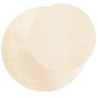 Soft washable short hair rug HUARTE cream Ø 100 cm by , Rugs - Ref: Foro24-375047, Price: 32,65 €, Discount: %