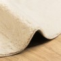 Soft washable short hair rug HUARTE cream Ø 100 cm by , Rugs - Ref: Foro24-375047, Price: 32,65 €, Discount: %