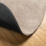 Soft washable short hair rug HUARTE sand color Ø 100 cm by , Rugs - Ref: Foro24-375066, Price: 37,99 €, Discount: %