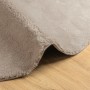 Soft washable short hair rug HUARTE sand color Ø 100 cm by , Rugs - Ref: Foro24-375066, Price: 37,99 €, Discount: %