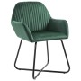 Sillas comedor 2 unidades de terciopelo verde de vidaXL, Sillas de comedor - Ref: Foro24-249803, Precio: 180,69 €, Descuento: %