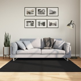 Soft washable short hair black HUARTE rug 160x160 cm by , Rugs - Ref: Foro24-375116, Price: 63,88 €, Discount: %