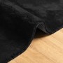 Alfombra de pelo corto suave lavable HUARTE negro 160x160 cm de , Alfombras - Ref: Foro24-375116, Precio: 63,77 €, Descuento: %