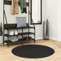 Soft washable short hair black HUARTE carpet Ø 100 cm by , Rugs - Ref: Foro24-375123, Price: 34,53 €, Discount: %